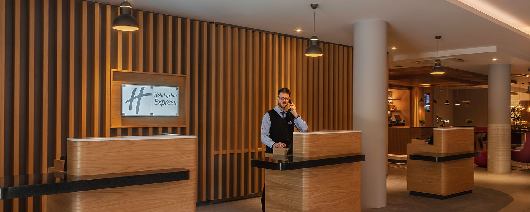 Airport hotel Dublin reception staff